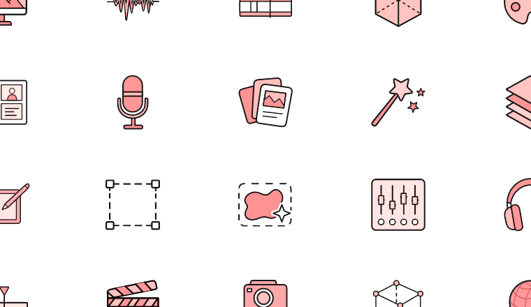ai creative studio icons icons, including ai tool, gd ai tool, gedeon tool, creative / loading.io animated icon set