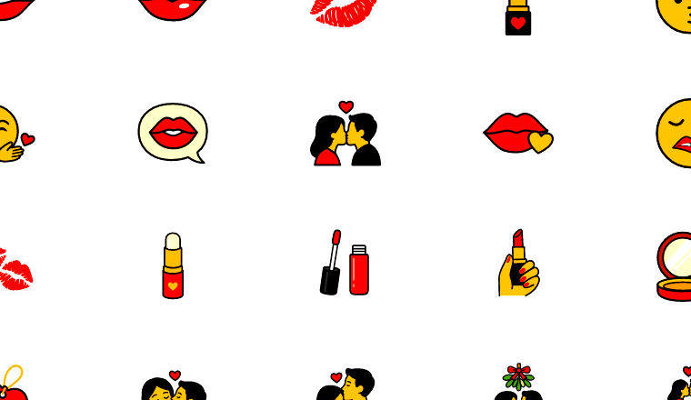 playful lips and kisses icons, including sex, sexy, lips, kiss / loading.io animated icon set