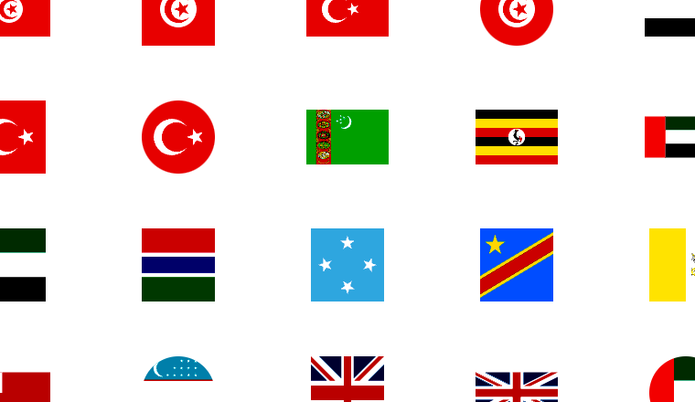national flags icons, including flag, nation, country, sovereign / loading.io animated icon set