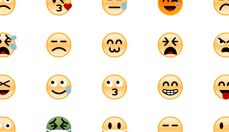 emoji icons, including emotion, emoji, emoticons, social media / loading.io animated icon set