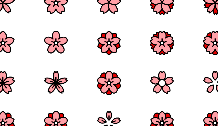 sakura icons, including sakura, flower, petal, cherry blossom / loading.io animated icon set